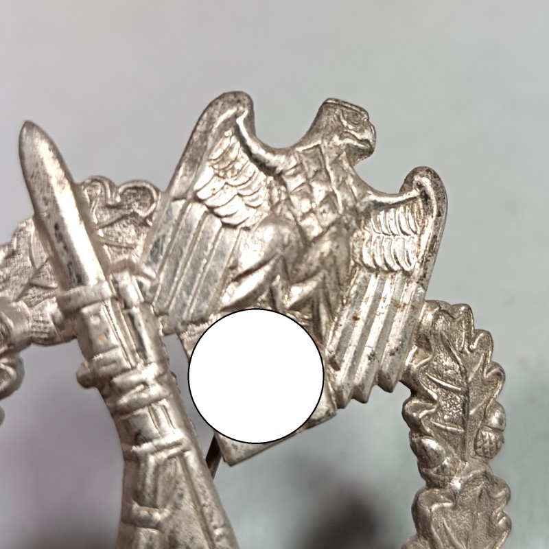 ALLEMAGNE INSIGNE ASSAUT INFANTERIE BADGE DE POITRINE COMBAT ALLEMAND SECONDE GUERRE FABRICANT MK1